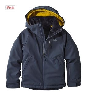 LL BEAN Kids Ski Patroller Jacket